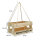 Männerhandtasche aus Holz Natur - Bierträger Flaschenträger Getränketräger Geschenk
