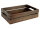 Holzkiste S Dunkelbraun zur Aufbewahrung Dekoration 40x25x9,6 cm - Stiege Steige Obstkiste Präsentkorb Geschenk