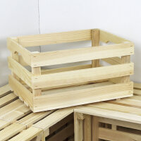 Holzkiste M Natur zur Aufbewahrung Dekoration 40x30x22,3...