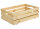 Holzkiste L Natur zur Aufbewahrung Dekoration 59,5x39,5x20,5 cm - Stiege Steige Obstkiste Präsentkorb Geschenk
