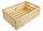 Holzkiste L Natur zur Aufbewahrung Dekoration 59,5x39,5x20,5 cm - Stiege Steige Obstkiste Präsentkorb Geschenk