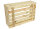 Holzkiste L Natur zur Aufbewahrung Dekoration 59,5x39,5x20,5 cm - Stiege Steige Obstkiste Präsentkorb Geschenk