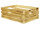 Holzkiste L Geflammt zur Aufbewahrung Dekoration 59,5x39,5x20,5 cm - Stiege Steige Obstkiste Präsentkorb Geschenk