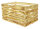 Holzkiste XL Geflammt zur Aufbewahrung Dekoration 59,5x39,5x34 cm - Stiege Steige Obstkiste Präsentkorb Geschenk