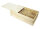 Weinkiste Schiebedeckel Holzwolle Teiler 2 Flaschen 36x19,5x11,5cm - Holzkiste Weinbox Weinverpackung Kiste Deckel