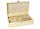 Weinkiste Klappdeckel Verschluß Holzwolle Teiler 2 Flaschen 36x22x11,5cm - Holzkiste Weinbox Weinverpackung Kiste Deckel
