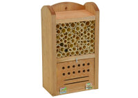 Kleines Insektenhotel aus Holz - für Wildbienen...