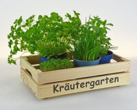 Kräutergarten Stiege S - Küchendeko - Kiste für Kräuter