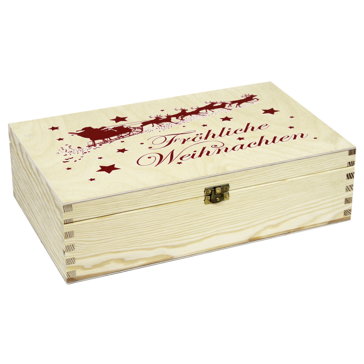 Holz Aufbewahrungsbox - Retro Dekobox Mit E-Gitarre Design Für Schmuck Und Sammlerstücke