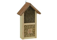 Kleines Insektenhotel aus Holz zum Aufhängen (mit...